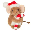 Hermann Teddy Weihnachtsmaus mit Zuckerstange, Plüschfigur Outlet