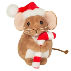 Hermann Teddy Weihnachtsmaus mit Zuckerstange, Plüschfigur Outlet
