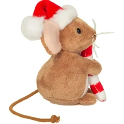 Hermann Teddy Weihnachtsmaus mit Zuckerstange, Plüschfigur Outlet