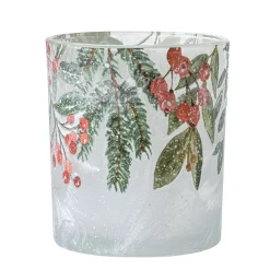 Windlicht "Winterliche Hagebutten", 10 cm Clearance