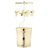 Windlicht-Karussell "Engelchen", gold Hot