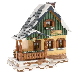 Hubrig Volkskunst Winterkinder Forsthaus, elektrisch beleuchtet Hot