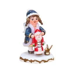 Hubrig Volkskunst Winterkinder Himmelskind mit Weihnachtsmann Clearance