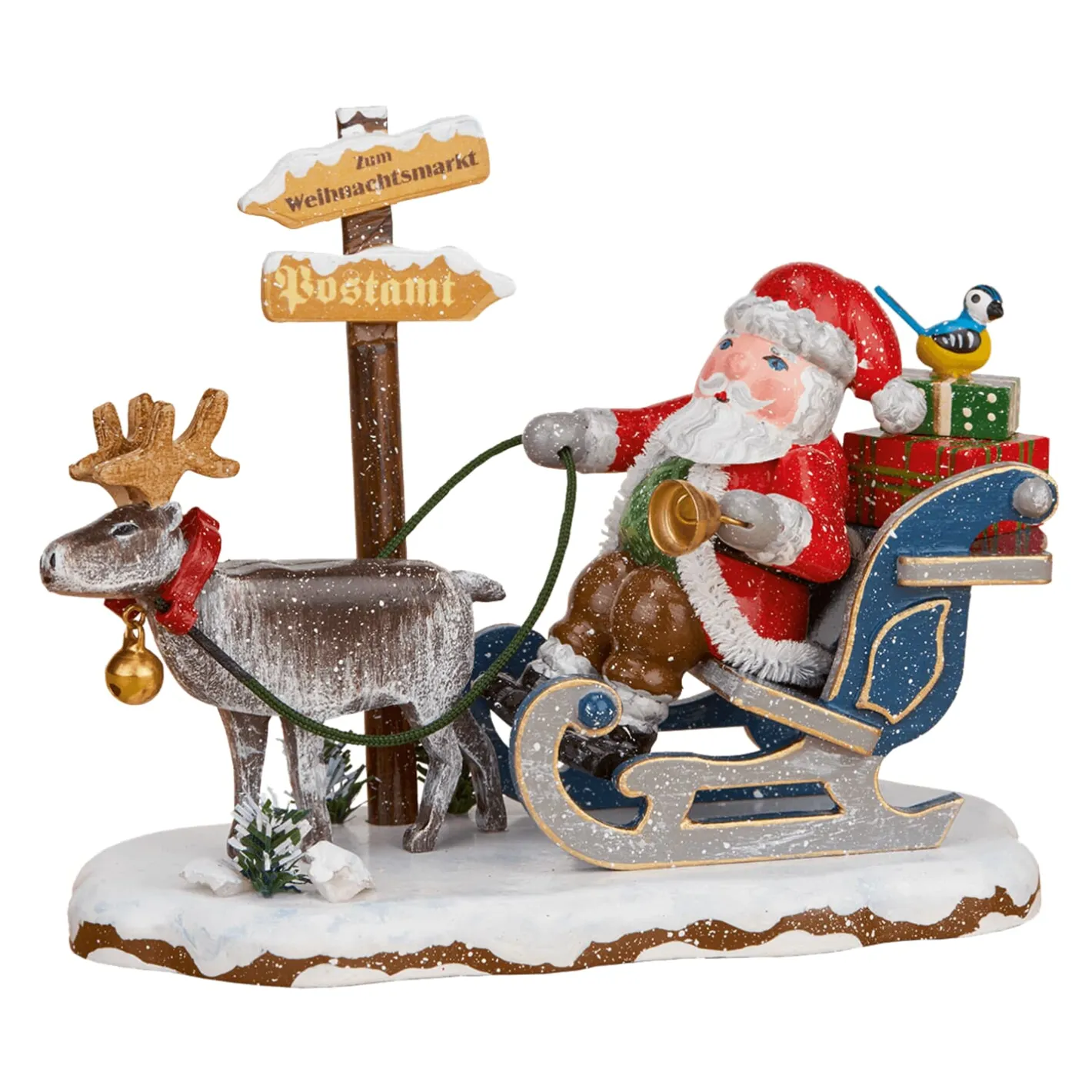 Hubrig Volkskunst Winterkinder Hurra der Weihnachtsmann Clearance
