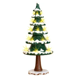 Hubrig Volkskunst Winterkinder Lichterbaum, elektrisch beleuchtet Hot