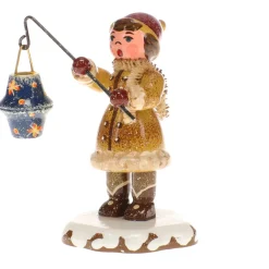 Hubrig Volkskunst Winterkinder Mädchen mit Sternhimmellampion Online
