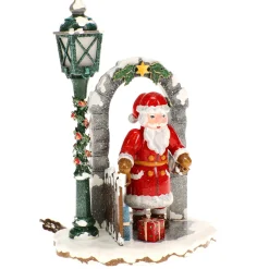 Hubrig Volkskunst Winterkinder Weihnachtsmann, elektrisch beleuchtet Online