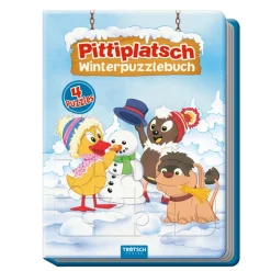 Trötsch Verlag Winter-Puzzlebuch "Pittiplatsch"