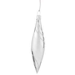 Zapfen silber mit Glitterdekor Online
